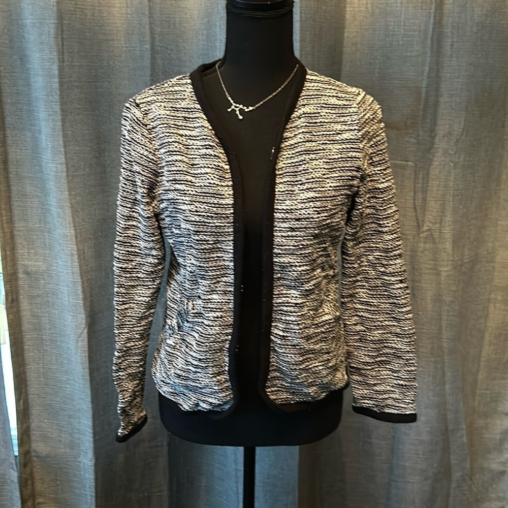 Black and White J. Crew Jacket